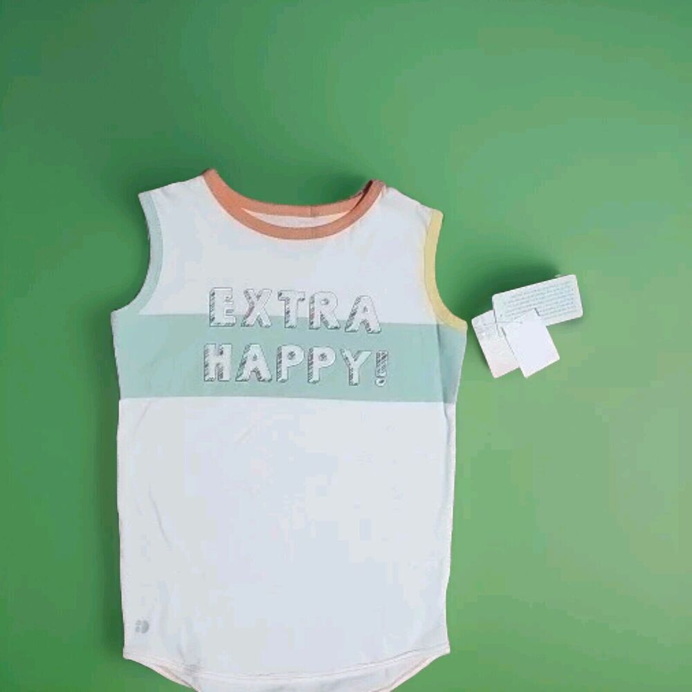 Modal Limited Edition GirlsExtra Happy Tank TopSize 8/10.NWT.